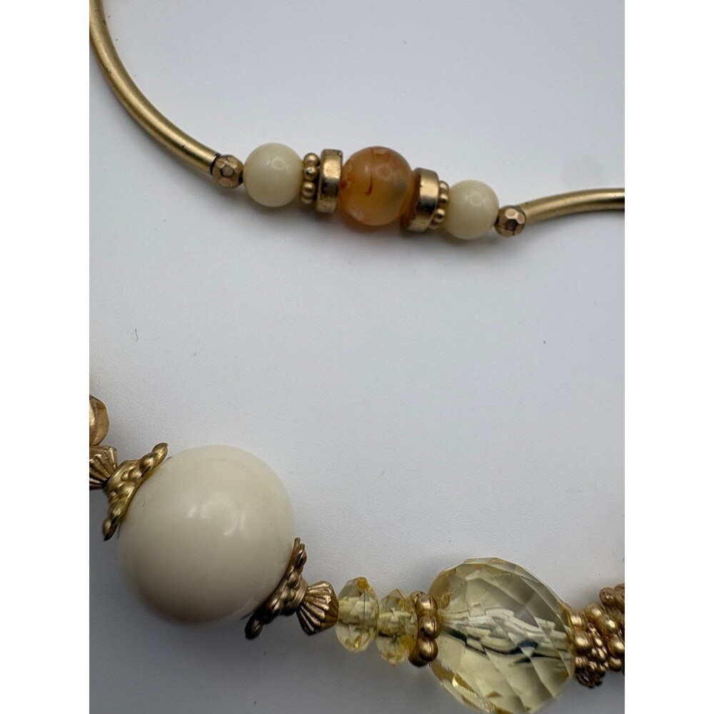 Bijoux Terner Gold Tone Beaded Multi Strand Necklace